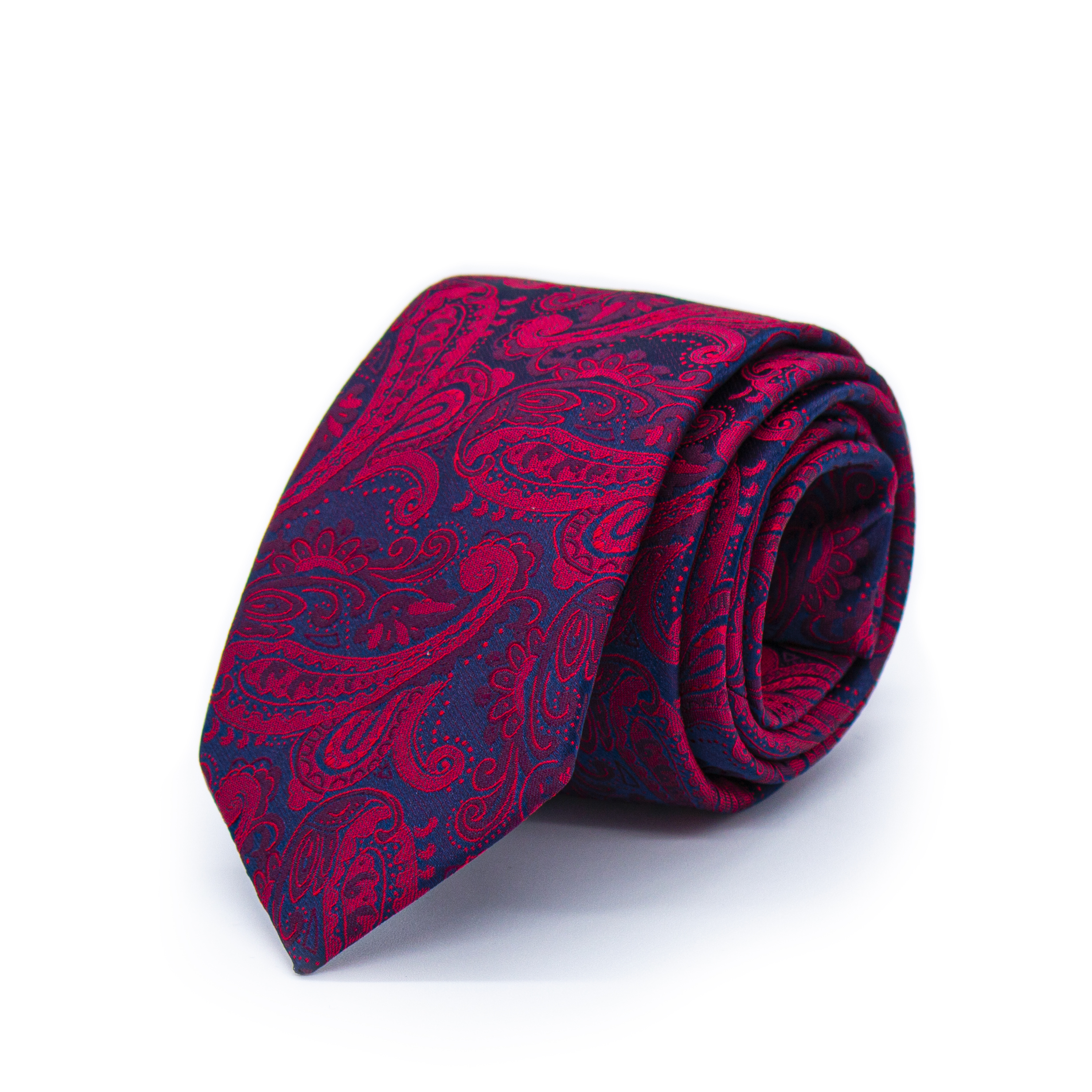 Cravatta Elegance Blu e Rossa